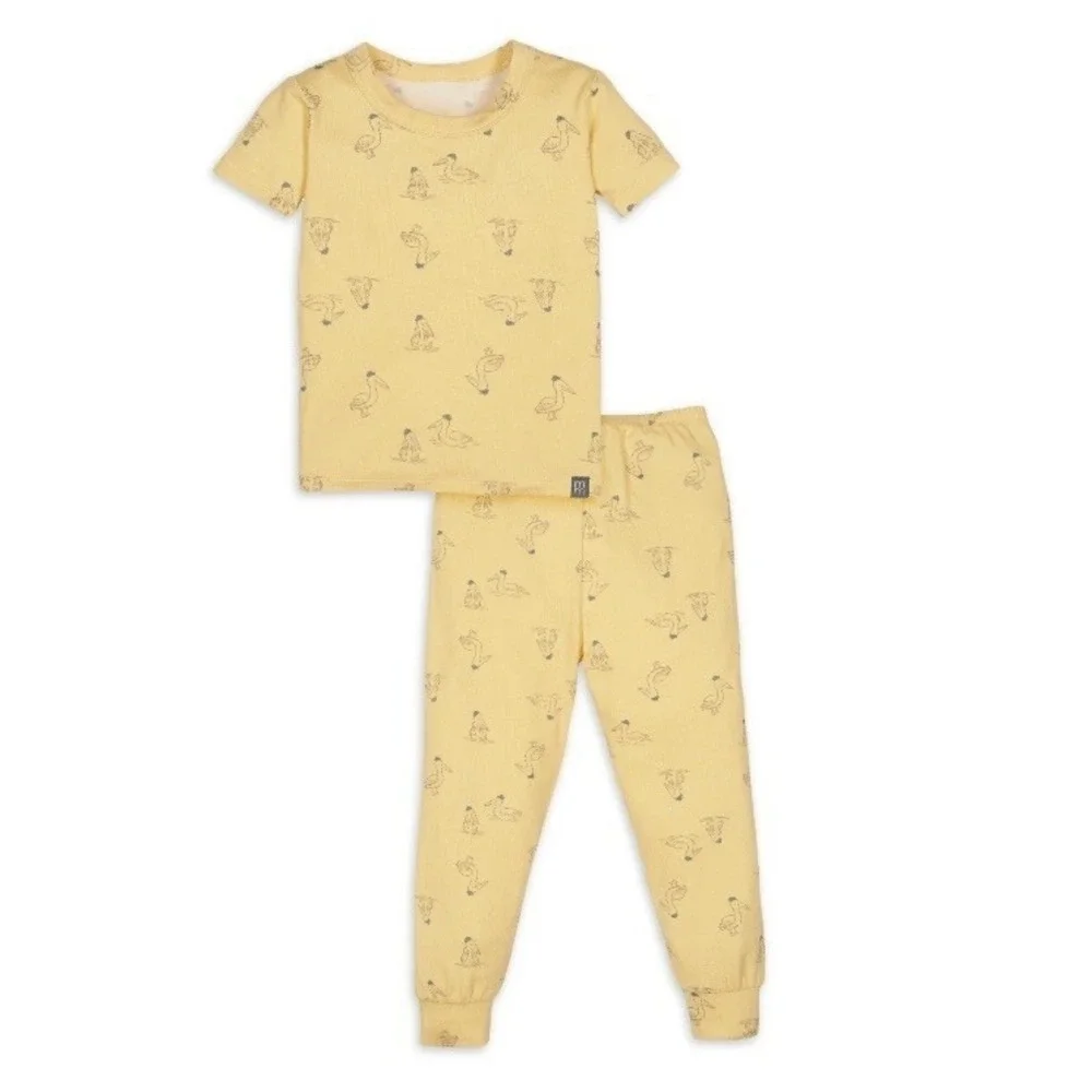 Modern Moments By Gerber Unisex Super Soft Two Piece PJ Set 2T New with Tags